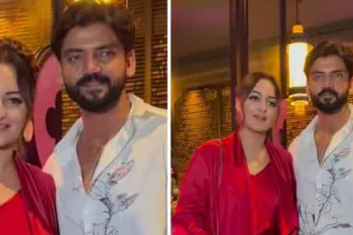 Sonakshi Sinha sizzles in red as she steps out for dinner with husband Zaheer Iqbal: Watch