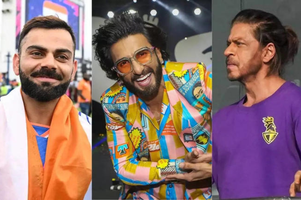 Virat Kohli has overtaken Shah Rukh Khan and Ranveer Singh to become the most highly valued...